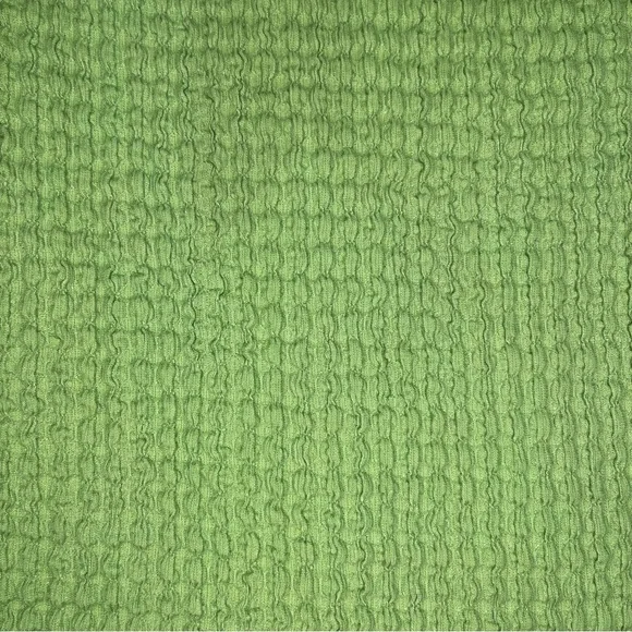 Zara Lime Green Wide Leg Knit Pants - Picture 5 of 5